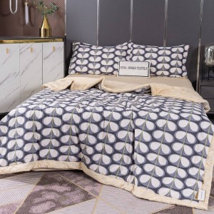 Комплект постельного белья Сатин с Одеялом OB095