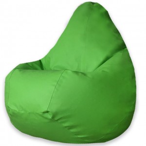Кресло мешок Зеленая экокожа