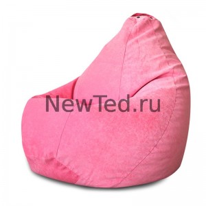 Кресло мешок Розовый микровельвет