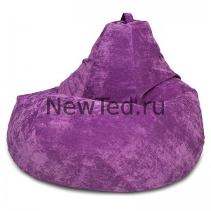 Кресло мешок Фиолетовый микровельвет