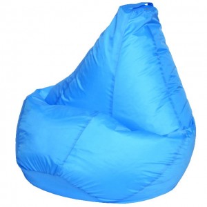 Кресло мешок голубое оксфорд