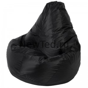 Кресло мешок черное оксфорд
