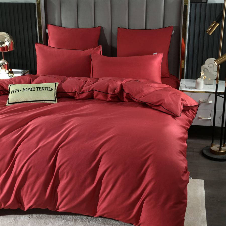 2-спальное красное постельное белье