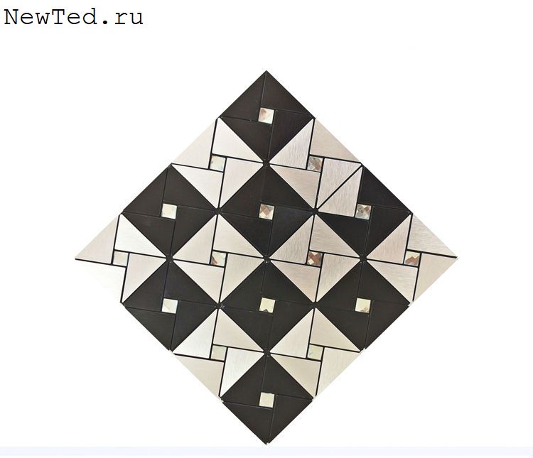 Треугольная самоклеющаяся мозаика плитка